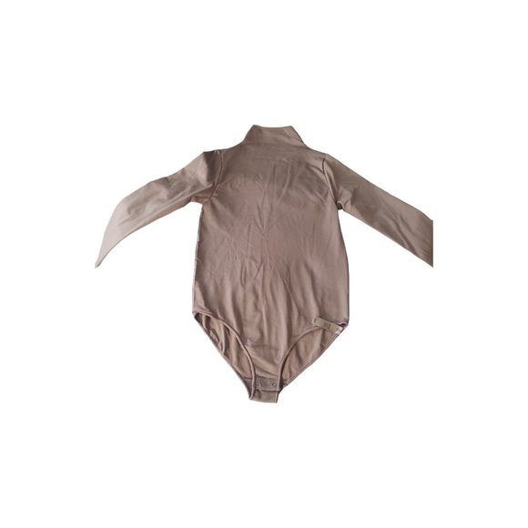 CT756 Skims NWOT Essential Mock Neck Brief Bodysuit Long Sleeve Umber X… - Picture 2 of 4